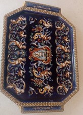 Grand plat faïence d'occasion  Anduze