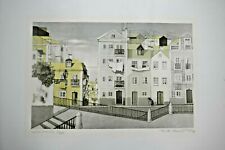 Thomaz de Mello, Tom (1906-1990). Impressão limitada V assinada. Lisboa amarela comprar usado  Enviando para Brazil