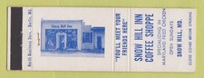 Matchbook cover snow for sale  USA
