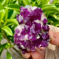 Usado, Cubo roxo transparente raro 91 g fluorita cristal mineral amostra/China comprar usado  Enviando para Brazil