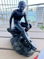 Antique bronze seated d'occasion  Expédié en Belgium