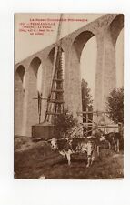 Cpa fermanville viaduc d'occasion  Franqueville-Saint-Pierre