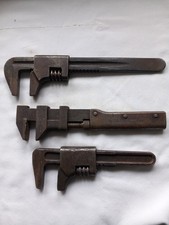 Vintage adjustable spanners for sale  SHEFFIELD