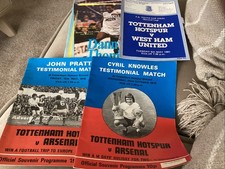 Tottenham hotspur testimonial for sale  BINGLEY