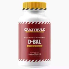 CRAZYBULK D-BAL MUSCLE BUILDER GANHO DE FORÇA 90 CÁPSULAS | Pacote com 1. comprar usado  Enviando para Brazil