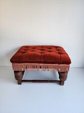 Antique red fabric for sale  LONDON