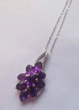 amethyst silver necklace for sale amethyst silver necklace for sale LINCOLN
