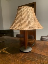Teakholz tischlampe rattanschi gebraucht kaufen  Albstadt