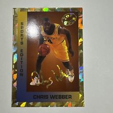 Chris Webber 1993/94 SPORTS EDITION FOIL TOP GUNS Bola Estranha Rara comprar usado  Enviando para Brazil