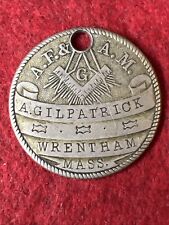 Antique masonic tag for sale  Montgomery