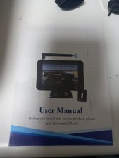 Wireless backup camera for sale  UK