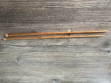 Pair bamboo knitting for sale  EXETER
