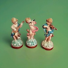 Figurines chérubins musiciens d'occasion  Bauvin
