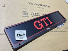 Placa de licença com número VW GTI com suporte surround acessório de presente original do fabricante comprar usado  Enviando para Brazil