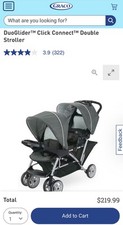 Graco duoglider 1980461 for sale  Franklin