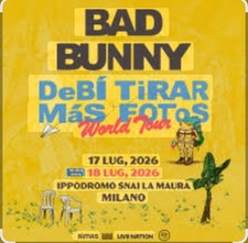 Bad bunny ticket usato  Papiano
