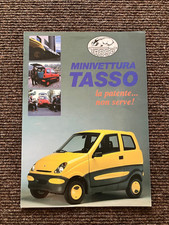 Tasso microcar brochure for sale  BEDFORD
