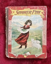 Antique 1890s ‘Summer Fun Series’ illustrated hard back children’s book Asis comprar usado  Enviando para Brazil