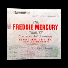 Queen Freddie Mercury Tribute Concert Ticket Stub 1992 Wembley Stadium UK (Ex+) comprar usado Queen Freddie Mercury Tribute Concert Ticket Stub 1992 Wembley Stadium UK (Ex+) comprar usado  Enviando para Brazil