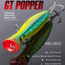 Iscas de pesca Noeby Popper flutuantes de água superior 12cm/16cm/20cm água salgada comprar usado  Enviando para Brazil
