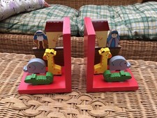 NOAH’S WOOD ARK BOOK ENDS - 6,5” DE ALTURA comprar usado  Enviando para Brazil