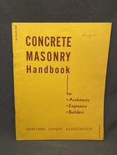 1951 concrete masonry for sale  Silver Spring