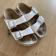 Gebraucht, Birkenstock weiß gr gebraucht kaufen  Hamburg