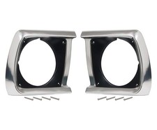 Usado, 1970-72 F100 Portas de Farol LH RH Molduras F250 F350 Pickup Truck Novo comprar usado  Enviando para Brazil