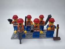 LOTE #3 de 6 LEGO City Trabalhador da Construção com Ferramentas e Acessórios + Placa Base comprar usado  Enviando para Brazil
