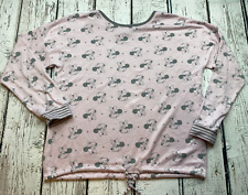 Camisa Disney Minnie Mouse Feminina Grande Padrão Manga Longa Rosa Cinza Leve comprar usado  Enviando para Brazil