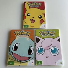 Pokemon temporada 1 2 3 DVD Indigo League Orange Island Johto League região 4 PAL comprar usado  Enviando para Brazil