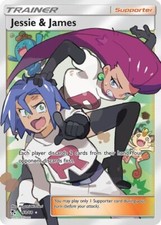Jessie & James - 68/68 - Pokemon Hidden Fates Sun & Moon arte completa cartão raro quase perfeito comprar usado  Enviando para Brazil