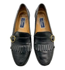 Zapatos de vestir BRAGANO COLE HAAN punto látigo Kilties mocasines hebilla lateral 11 M segunda mano  Embacar hacia Mexico