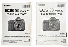 Câmera Canon EOS 5D Mark IV manual do proprietário inglês e espanhol comprar usado Câmera Canon EOS 5D Mark IV manual do proprietário inglês e espanhol comprar usado  Enviando para Brazil
