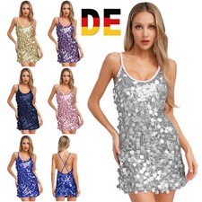 Damen pailletten minikleid gebraucht kaufen  Bremen