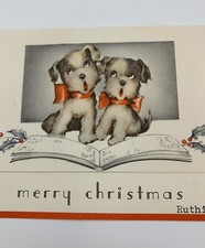 Vintage christmas greeting for sale  Branford