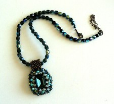 Beau collier bleu d'occasion  Reims