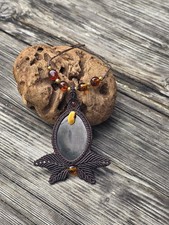 Halskette medallion schungit gebraucht kaufen  Schwerin