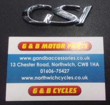 Gsi chrome badge for sale  NORTHWICH