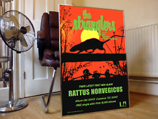 THE STRANGLERS RATTUS NORVEGICUS PROMO POSTER, HEROES, RAVEN, BLACK WHITE comprar usado  Enviando para Brazil