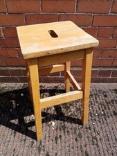 Wooden leg stool for sale  CREWE