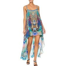Vestido Camilla Freedom Flight Overlay tamanho médio M seda enfeitada comprar usado  Enviando para Brazil
