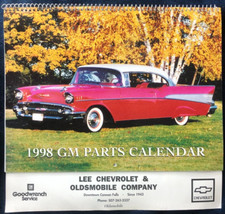 1998 GM Peças Carros Clássicos Calendário de Parede Chevy Concessionária Publicidade, usado comprar usado 1998 GM Peças Carros Clássicos Calendário de Parede Chevy Concessionária Publicidade, usado comprar usado  Enviando para Brazil