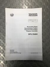 Wacker dpu 254 for sale  LANCING