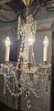Antique crystal chandelier d'occasion  Expédié en Belgium