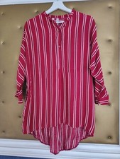 Tunika bluse himbeerrot gebraucht kaufen  Lünen