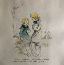 Francisque poulbot lithographi d'occasion  Paris I