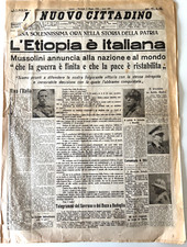 Fascismo mussolini etiopia usato  Vigevano