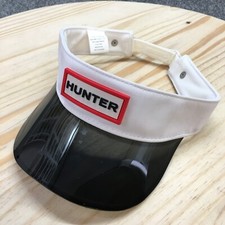 Chapéu viseira Hunter masculino branco preto tamanho único ajustável poliuretano aba curva comprar usado  Enviando para Brazil