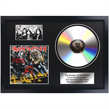 Iron Maiden – The Number Of The Beast / Memorabilia / Souvenir em moldura preta comprar usado  Enviando para Brazil
